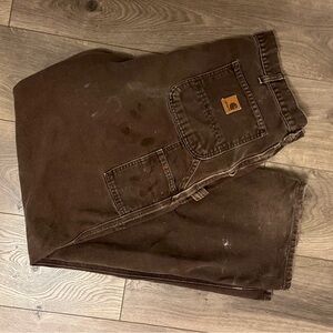 Vintage Carhartt Pants with Beautiful Distressed